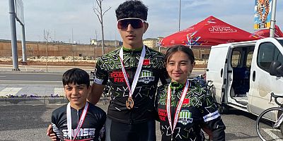 Gaziantep'te Yapılan Bisiklet Yarışlarında Kahramanmaraş'lı Genç Sporcular Başarı Elde Etti!